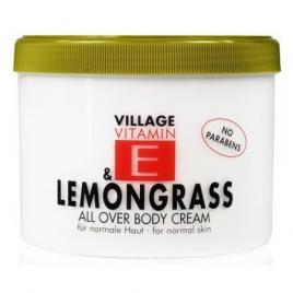 Crema de corp Village cu vitamina E si lamaita, 500 ml