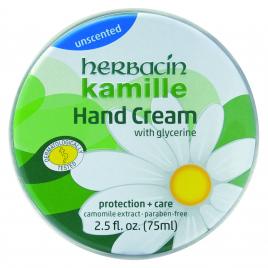 Crema de maini fara miros, cu musetel, Herbacin, cutie 75 ml