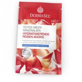 Masca pentru fata Dermasel cu petale de trandafir, 12 ml