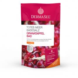 Sare de baie Dermasel de la Marea Moarta cu rodie, 400 g + 20 ml