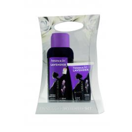 Set cadou baie cu levantica - spumant si crema de maini, Herbacin