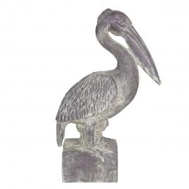 Figurina din polirasina maro pelican 23 cm x 13 cm x 37 h