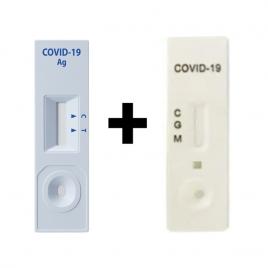 Kit detectie rapida Covid 19 test rapid antigen + test anticorpi IgG/IgM