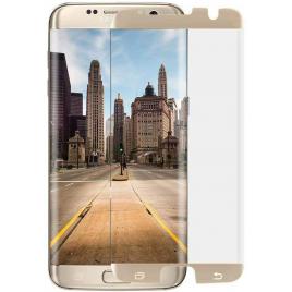 Folie de sticla case friendly pentru Samsung Galaxy S7 Edge GloMax 3D Auriu