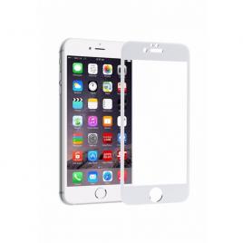 Folie de sticla Full Glue pentru Apple iPhone 6/6S GloMax 3D Alb lipici pe toata suprafata