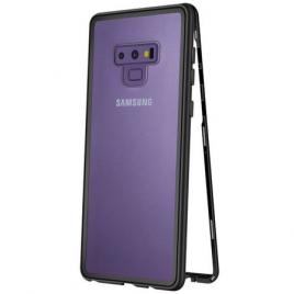 Husa metalica pentru Samsung Galaxy Note 9 Total Protect GloMax spate din sticla securizata premium + folie de protectie ecran