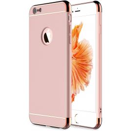 Husa pentru Apple iPhone 6/6S GloMax 3in1 PerfectFit Rose-Gold