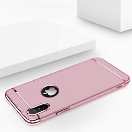 Husa pentru Apple iPhone X GloMax 3in1 PerfectFit Rose-Gold