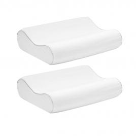 Set 2 perne ortopedice din spuma cu memorie, 50 x 30 x 9 cm, Vivo EFG1277