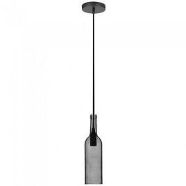 Pendul tavan model sticla vin culoare gri deschis