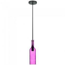 Pendul tavan model sticla vin culoare roz