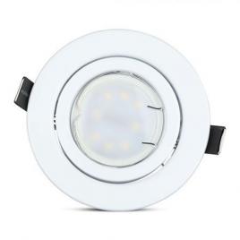 Set 3 spoturi led gu10 5w 3000k alb cald - alb