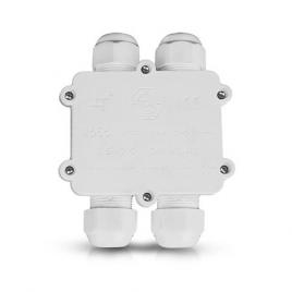 Conector terminal 4pini 8-12mm ip68 - alb