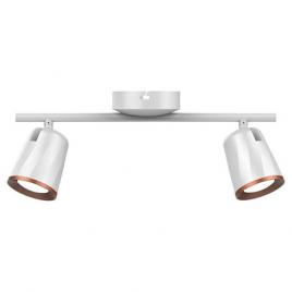Lampa led montaj perete 2x6w 4000k alb neutru - alb