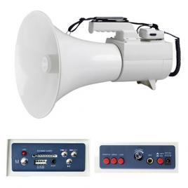 Megafon profesional 45w cu usb/sd + sirena