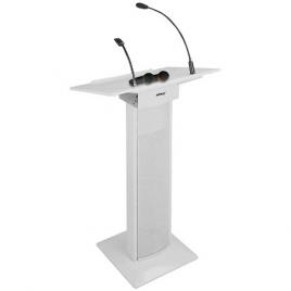 Pupitru conferinta 60w + microfoane conferinta - alb