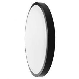 Plafoniera led 18w ip44 cu senzor 4000k alb neutru - negru