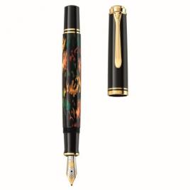 Stilou souveran m600 art collection glauco cambon ef, penita aur 14k, accesorii