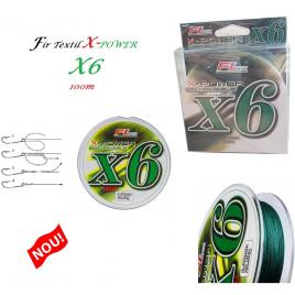 Fir textil X-Power FL X6 Super Strong Fishing Line 100m