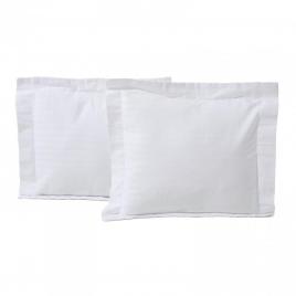 Set 2 fete perna bumbac damasc, 40x40 cm