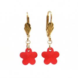 Cercei din cristal forma floare