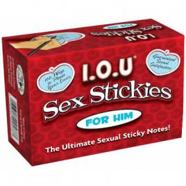 Joc pentru cuplu I.O.U. Sex stickers  provocari erotice in limba engleza