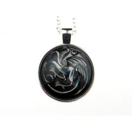Pandant argintiu Game of Thrones - House Targaryen