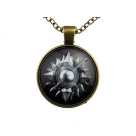 Pandant din bronz Game of Thrones House Martell culoare bronz / negru
