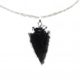 Pandant sageata din Obsidian negru - sticla de dragon Game of Thrones