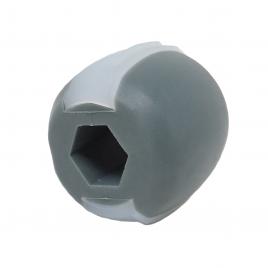 Accesoriu din silicon pentru antrenamentul muschilor faciali intensitate 25 kg culoare gri 4.5 cm