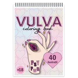 Carte de colorat haioasa antistress pentru adulti 40 de ilustratii Vulva 86 pagini