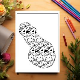 Carte de colorat haioasa antistress pentru adulti 50 de ilustratii cu Penisuri de Craciun jingle balls 106 pagini