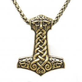 Pandantiv de viking model ciocanul lui Thor bronz 4.5cm