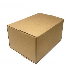 Set 10 cutii de carton 25x18x12cm ondulat in 3 straturi pentru depozitare transport si ambalat maro