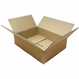 Set 15 cutii de carton 25x19x6.5cm ondulat in 3 straturi pentru depozitare transport si ambalat maro
