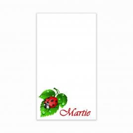 Set 200 Cartonase cu tematica Martisor model 80 multicolor 9x5 cm
