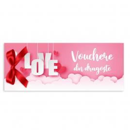 Set 25 Vouchere cadou pentru iubit love multicolor