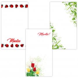 Set 100 Cartonase cu tematica Martisor marx316 multicolor 16x9cm
