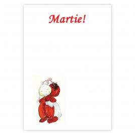 Set 200 Cartonase cu tematica Martisor marx002 multicolor 10x7cm