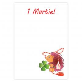 Set 200 Cartonase cu tematica Martisor marx011 multicolor 10x7cm