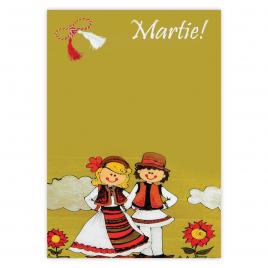 Set 200 Cartonase cu tematica Martisor marx016 multicolor 10x7cm