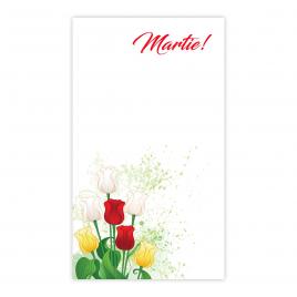 Set 200 Cartonase cu tematica Martisor marx103 multicolor 9.5x5.5cm