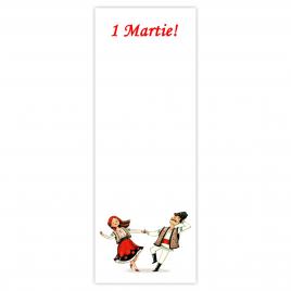 Set 200 Cartonase cu tematica Martisor marx208 multicolor 15x5.5cm