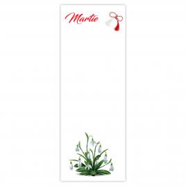 Set 200 Cartonase cu tematica Martisor marx210 multicolor 15x5.5cm