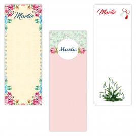 Set 200 Cartonase cu tematica Martisor marx219 multicolor 15x5.5cm
