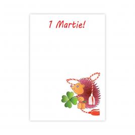 Set 200 Cartonase cu tematica Martisor marx401 multicolor 8.5x6cm