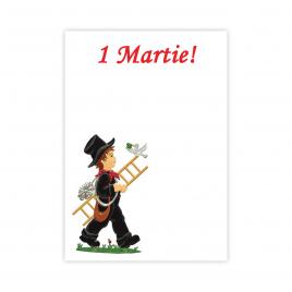 Set 200 Cartonase cu tematica Martisor marx418 multicolor 8.5x6cm