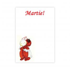Set 200 Cartonase cu tematica Martisor marx419 multicolor 8.5x6cm