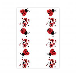 Set 200 Cartonase cu tematica Martisor marx427 multicolor 8.5x6cm