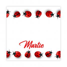 Set 200 Cartonase cu tematica Martisor marx514 multicolor 5x5cm